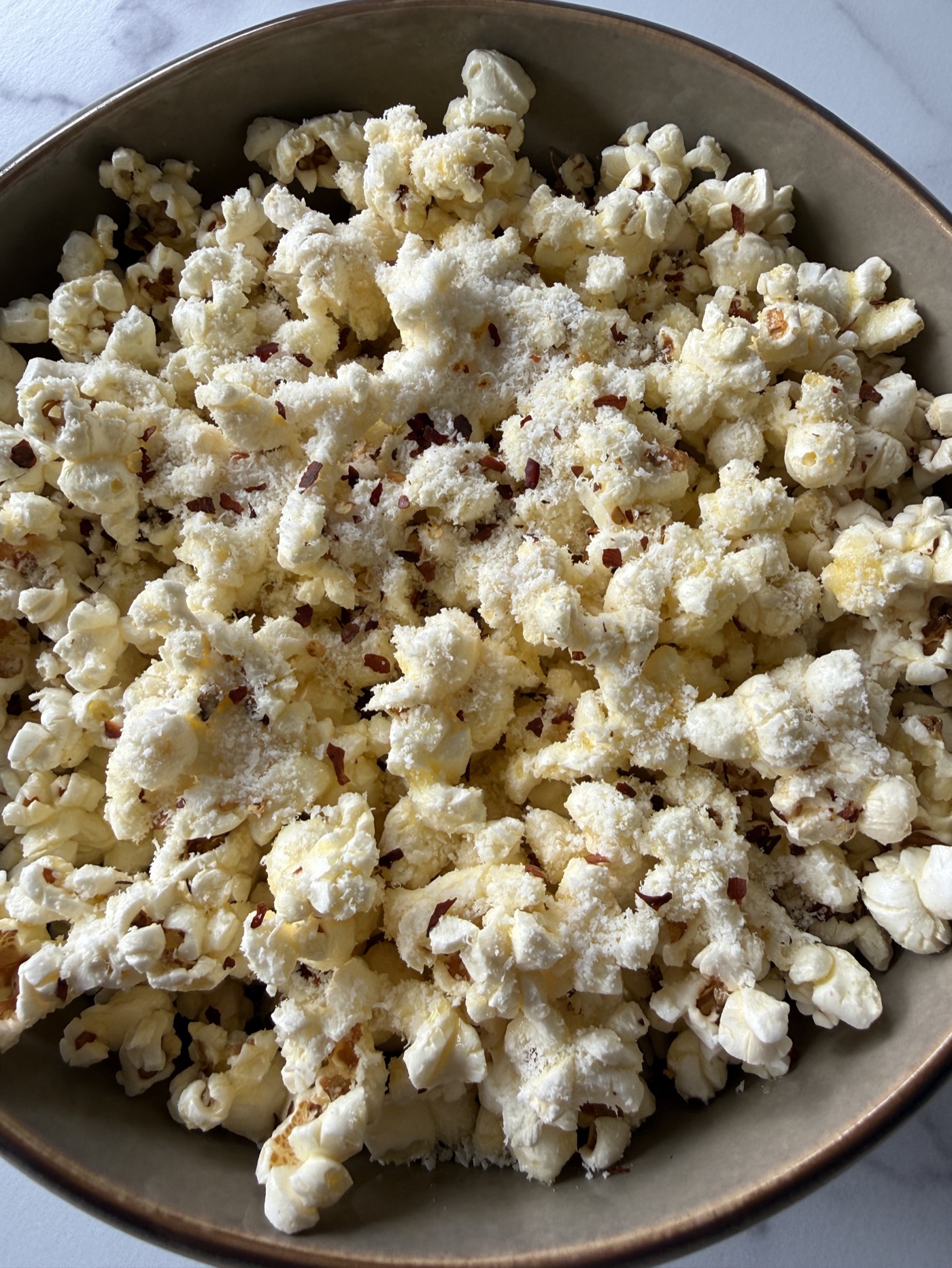 Brown Butter Hot Honey Popcorn