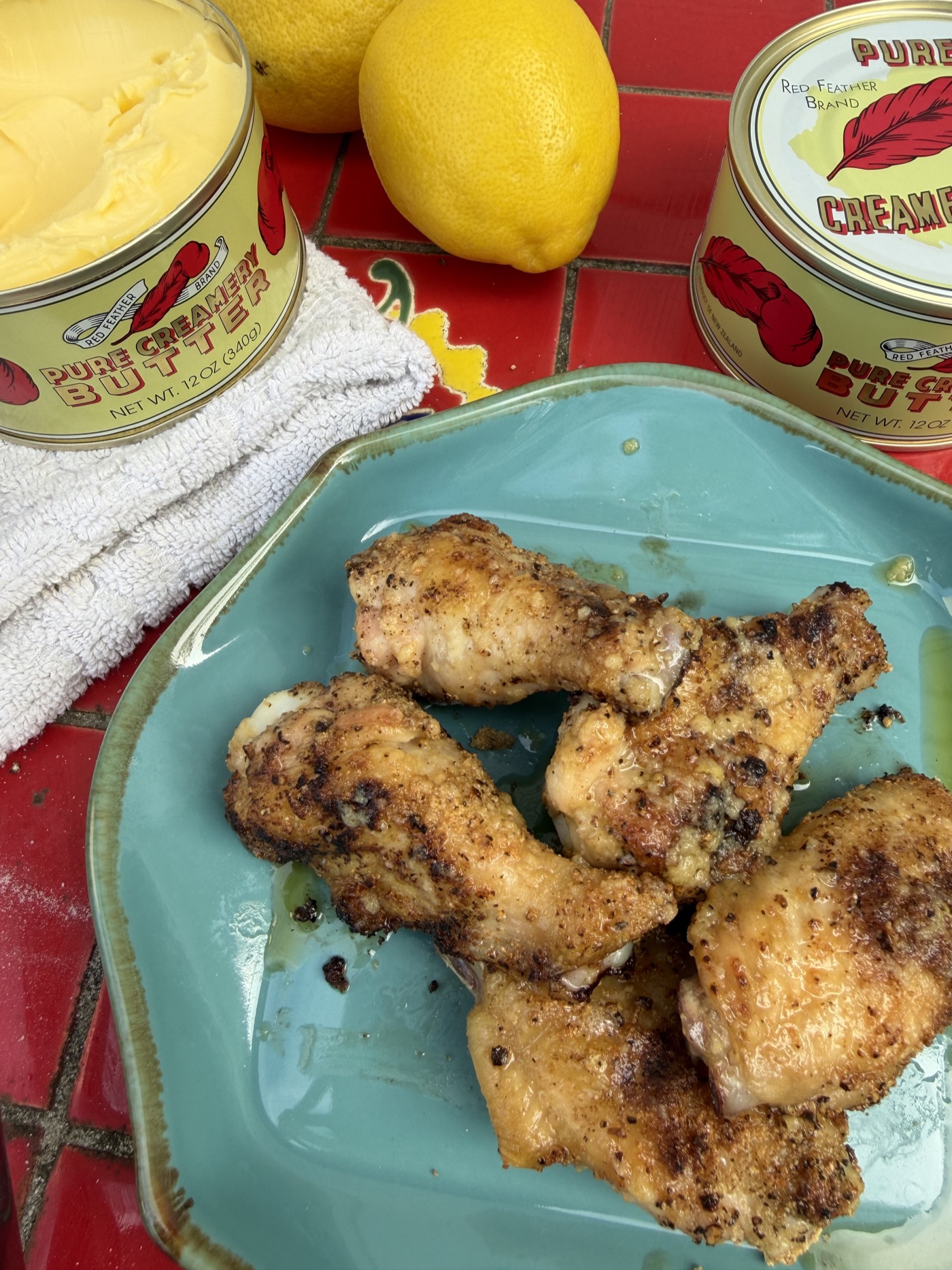 Lemon Garlic Butter Wings